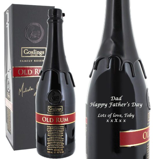 Personalised Goslings Family Reserve Rum 70cl