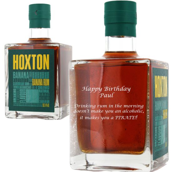 Personalised Hoxton Banana Rum 50cl