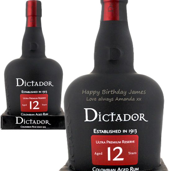 Personalised Dictador 12 Year Old Rum 70cl