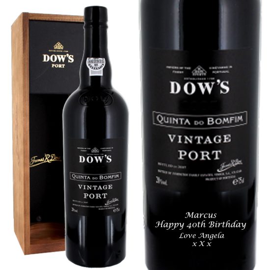 Personalised Dow's Quinta Do Bonfim Port 75cl
