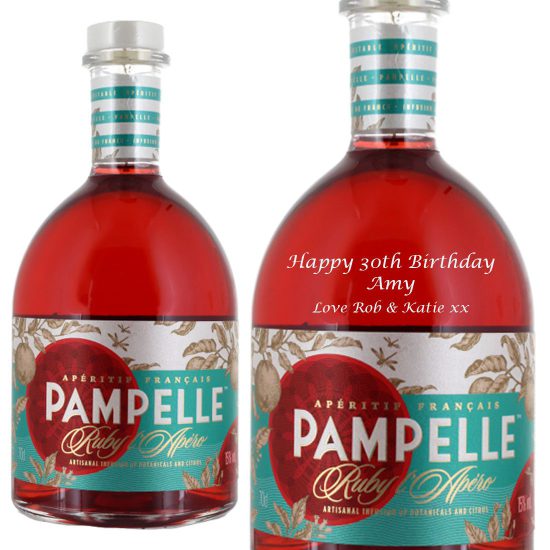 Personalised Pampelle Ruby L'Apero Liqueur 70cl