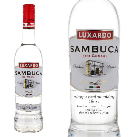 Personalised Luxardo Sambuca 70cl