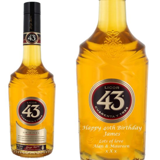 Personalised Licor 43 70cl