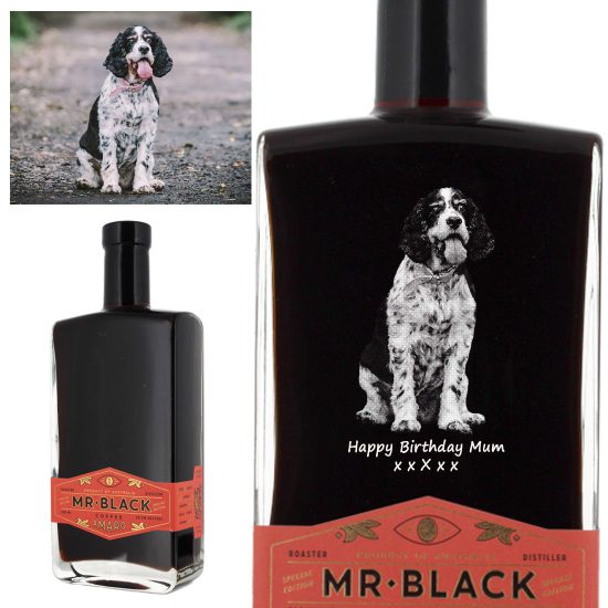 Photo Engraved Mr Black Coffee Amaro Liqueur 70cl