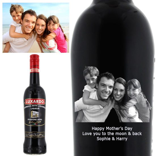 Photo Engraved Luxardo Passione Nera Sambuca 70cl