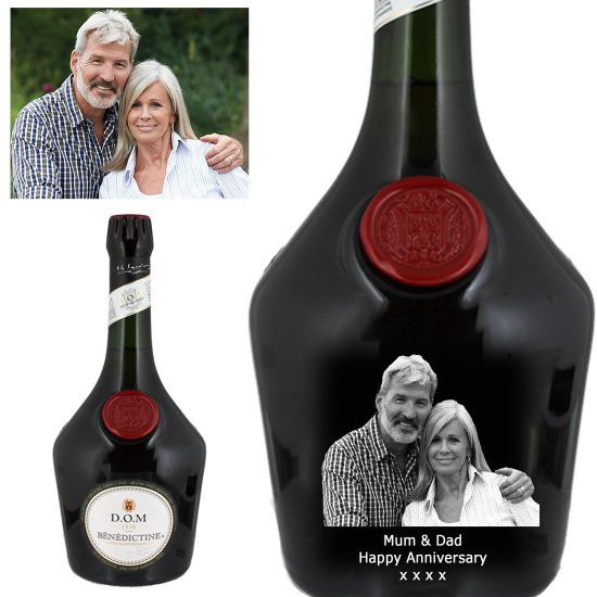 Photo Engraved Benedictine 70cl