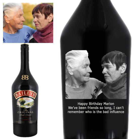 Photo Engraved Baileys Irish Cream Liqueur 100cl