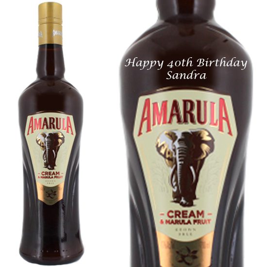 Personalised Amarula Cream Liqueur 70cl