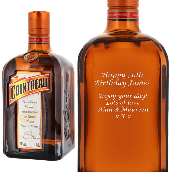 Personalised Cointreau Liqueur 70cl
