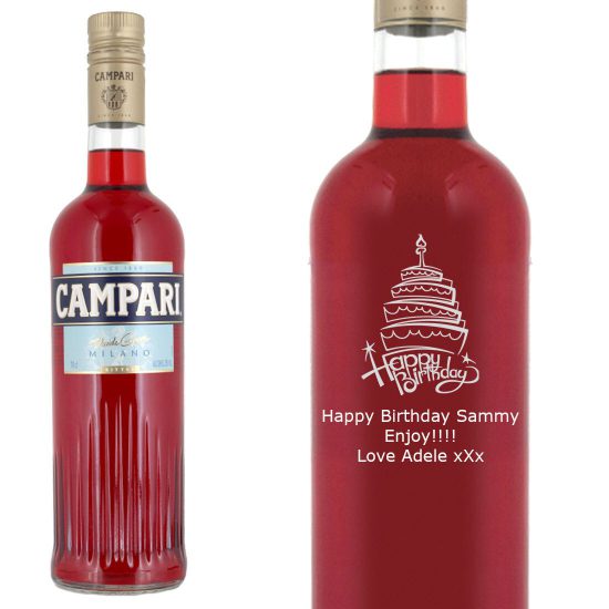Personalised Campari 70cl