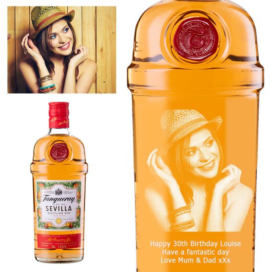 Photo Engraved Tanqueray Flor De Sevilla Gin 70cl