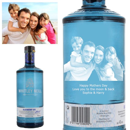Photo Engraved Whitley Neill Blackcurrant Gin 70cl