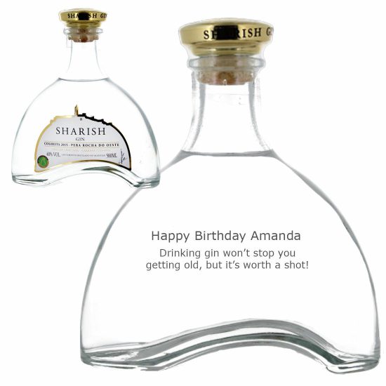 Personalised Sharish Rocha Pear Gin 50cl
