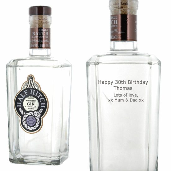 Personalised Half Hitch Gin 70cl