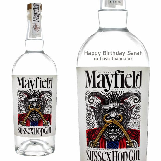 Personalised Mayfield Sussex Hop Gin 70cl