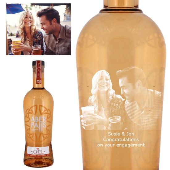 Photo Engraved Aber Falls Orange Marmalade Gin 70cl