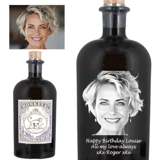 Photo Engraved Monkey 47 Gin 50cl