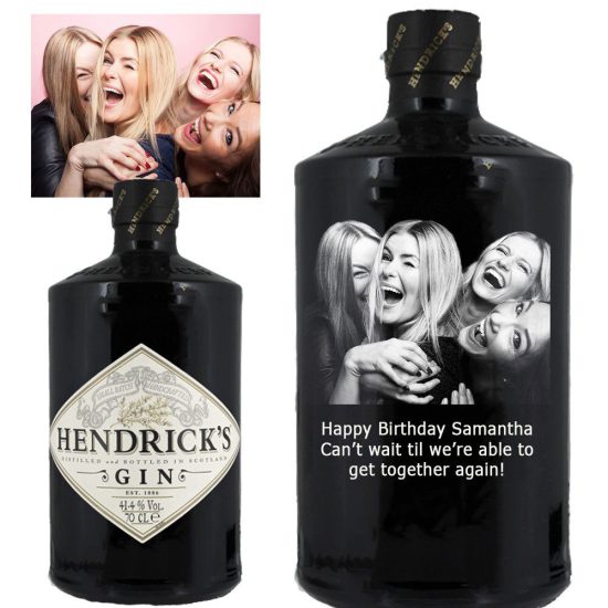Photo Engraved Hendricks Gin 70cl