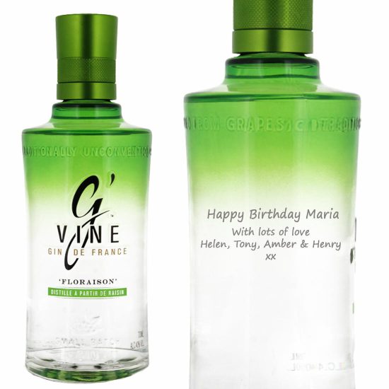 Personalised G'Vine Floraison Gin 70cl