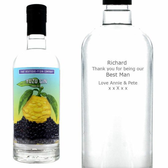 Personalised Boutique-y Yuzu Gin 70cl
