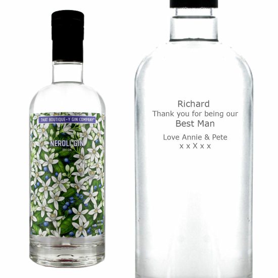 Personalised Boutique-y Neroli Gin 70cl