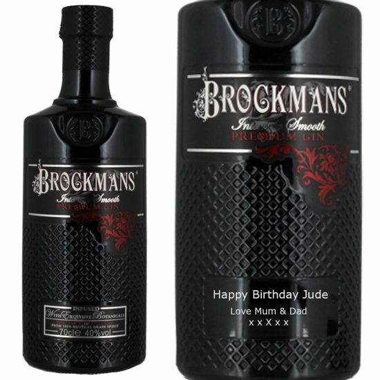 Personalised Brockmans Gin 70cl