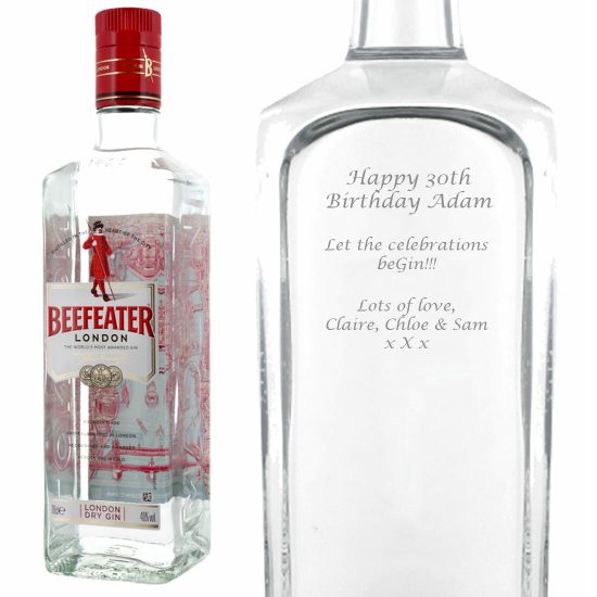 Personalised Beefeater Gin 70cl