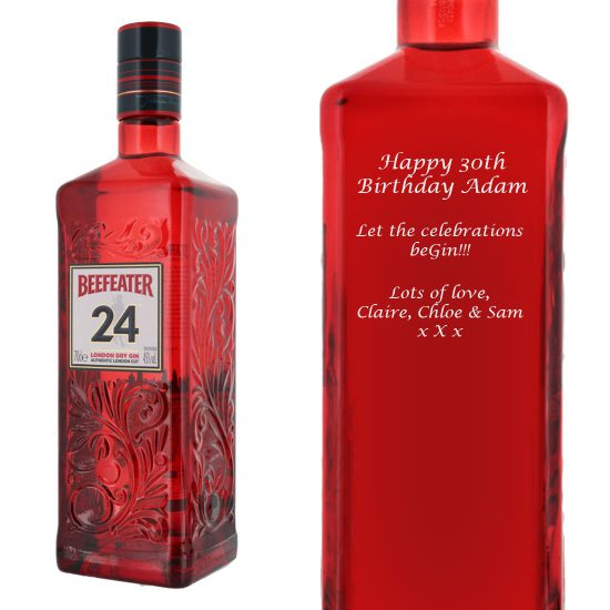Personalised Beefeater 24 Gin 70cl