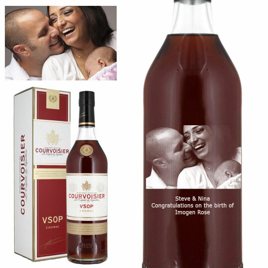 Photo Engraved Courvoisier VSOP Cognac 70cl