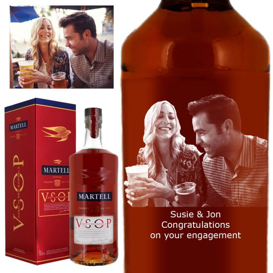 Photo Engraved Martell VSOP Cognac 70cl