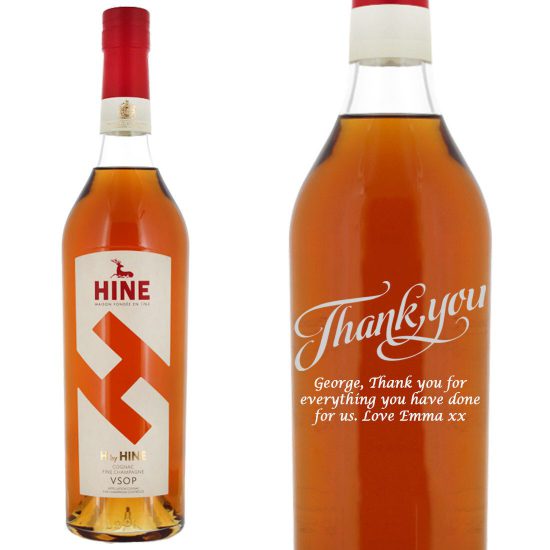Personalised H By Hine Cognac 70cl