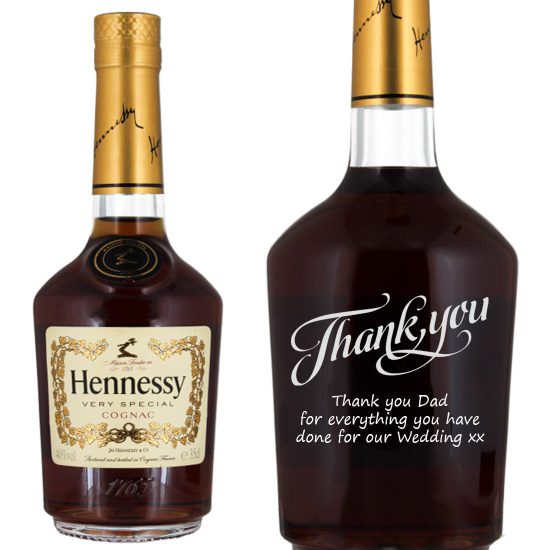 Personalised Hennessy VS 35cl HALF BOTTLE