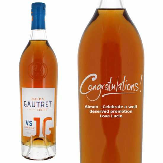 Personalised Jules Gautret VS 70cl Cognac