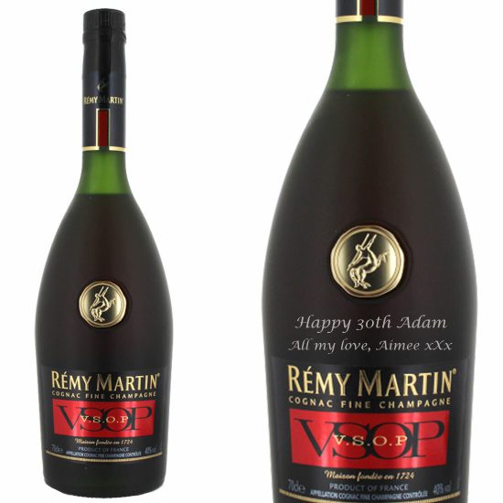 Personalised Remy Martin VSOP Cognac 70cl
