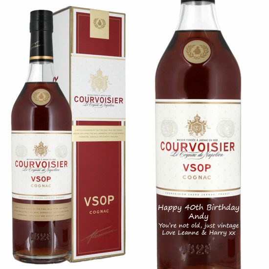 Personalised Courvoisier VSOP Cognac 70cl