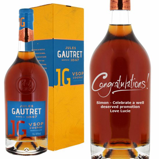 Personalised Jules Gautret VSOP 70cl Cognac
