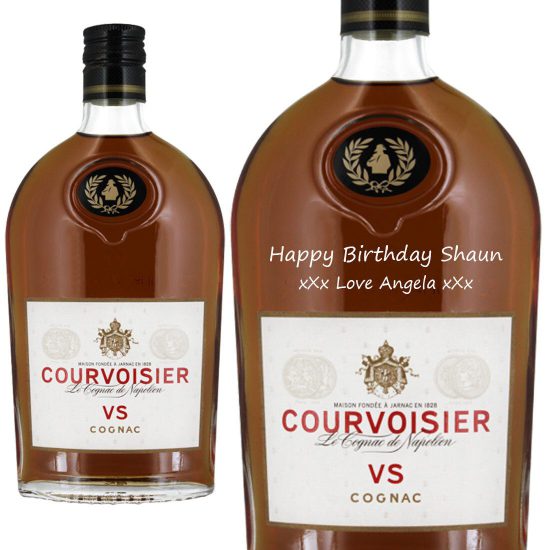 Personalised Courvoisier VS 35cl HALF BOTTLE