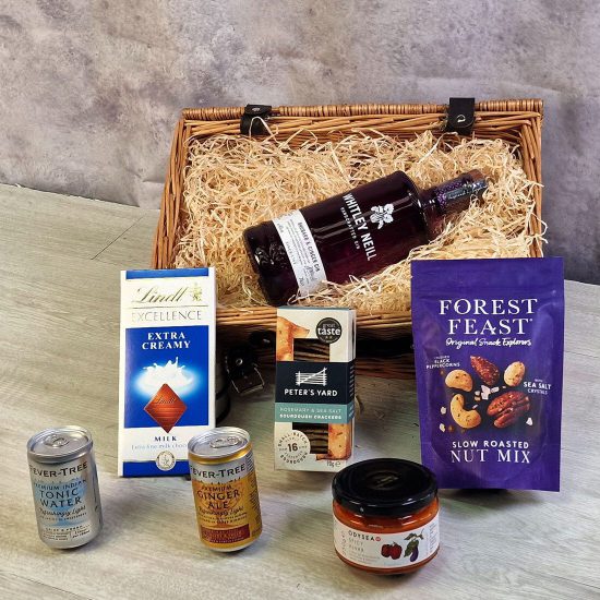 Whitley Neill Rhubarb and Ginger Gin Luxury Treat Hamper
