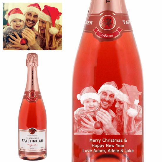 Photo Engraved Taittinger Prestige Rosé Champagne 75cl