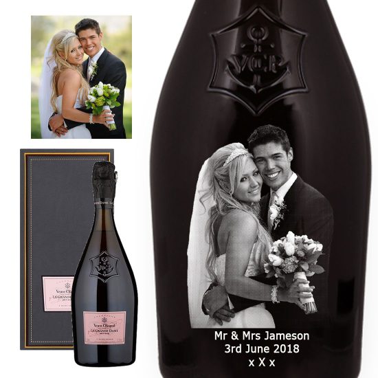 Photo Engraved Veuve Clicquot La Grande Dame Rose Champagne 75cl