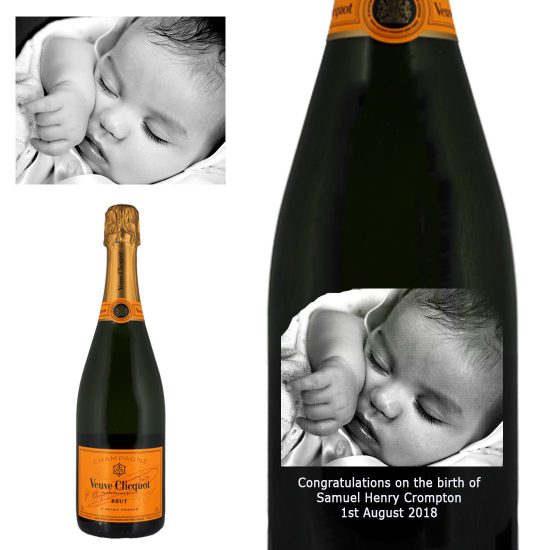 Photo Engraved Veuve Clicquot Yellow Label Magnum Champagne 150cl