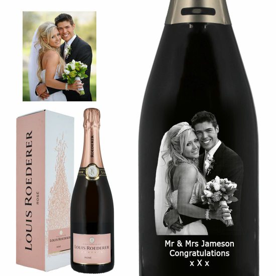 Photo Engraved Louis Roederer Rose Vintage Champagne 75cl