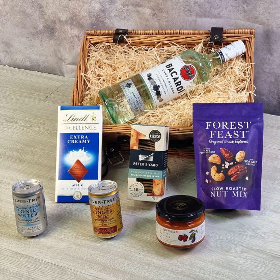 Bacardi Rum 100cl Luxury Treat Hamper