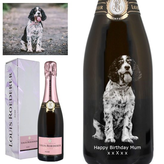 Photo Engraved Louis Roederer Rose Vintage Half Bottle 37.5cl
