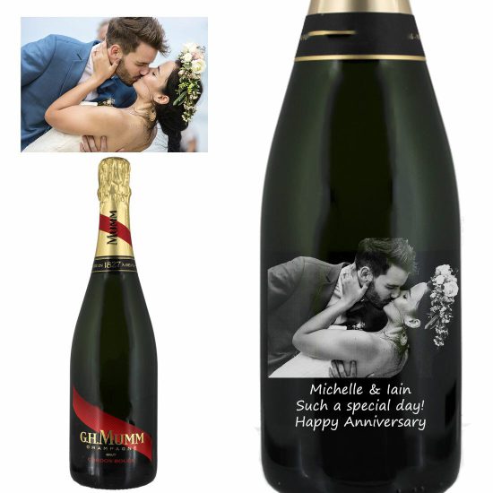 Photo Engraved Mumm Cordon Rouge Champagne 75cl