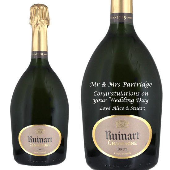 Personalised Ruinart Brut Magnum Champagne 150cl