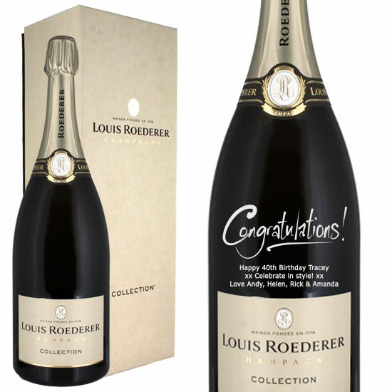 Personalised Louis Roederer Collection Magnum Champagne 150cl
