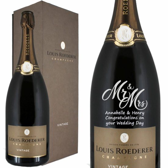 Personalised Louis Roederer Brut Vintage Magnum Champagne 150cl