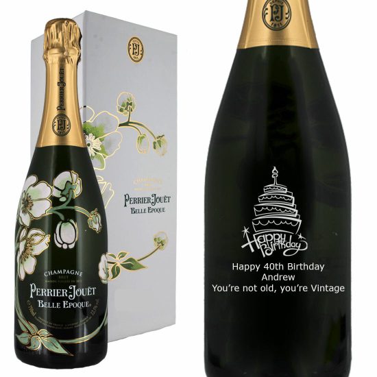 Personalised Perrier-Jouët Belle Epoque Champagne 75cl