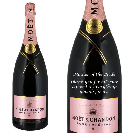 Personalised Moët & Chandon Rosé Impérial Magnum Champagne 150cl